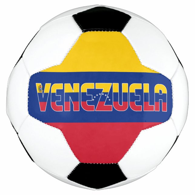 Venezuela Flag Adorable Patriotic Football (Front)