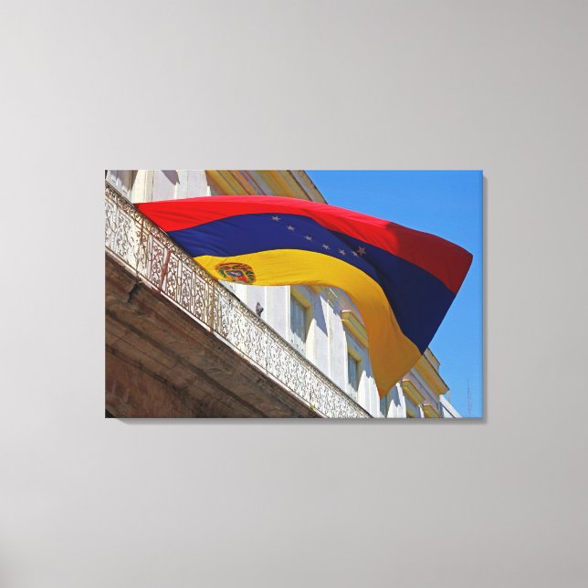 Venezuela Flag Canvas Print (Front)