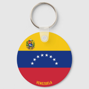 Venezuela Flag Charming Patriotic Key Ring