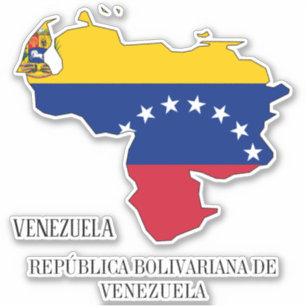 Venezuela Flag Charming Patriotic Map