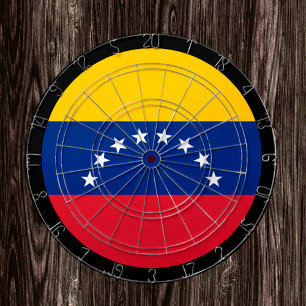 Venezuela Flag Dartboard & darts / game board