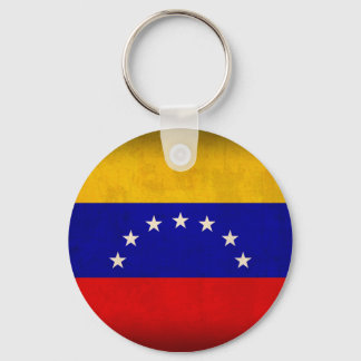 Venezuela Flag Distressed Keychain