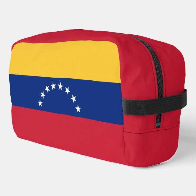 Venezuela flag dopp kit (Left Corner)