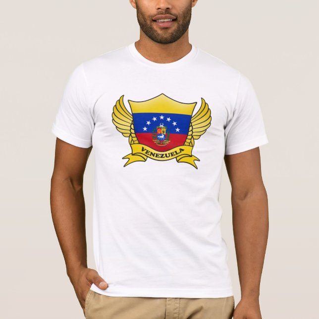 Venezuela Flag Emblem T-Shirt (Front)