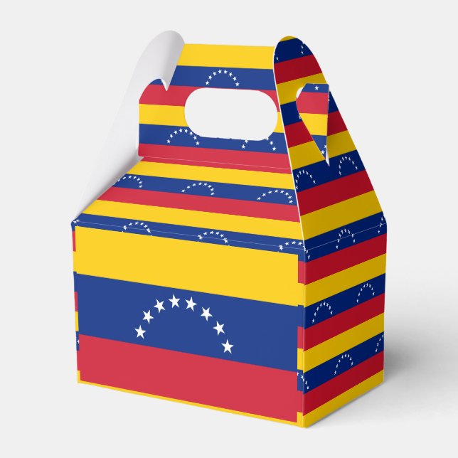 Venezuela Flag Favour Box (Back Side)