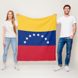 Venezuela flag fleece blanket