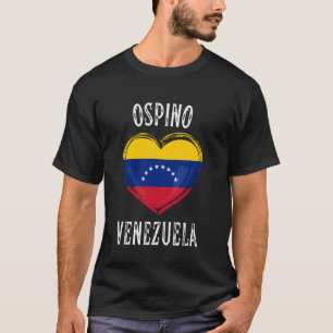 Venezuela Flag Heart Ospino City T-Shirt