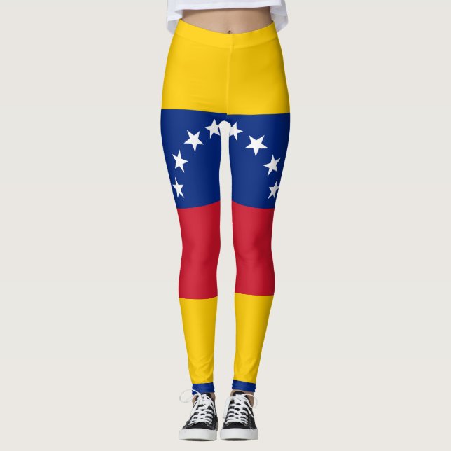 Venezuela Flag Leggings (Front)