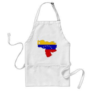 Venezuela flag map standard apron