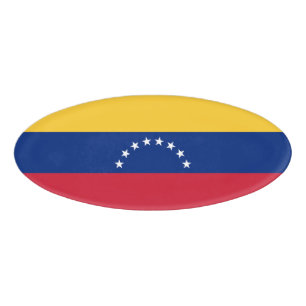 Venezuela flag name tag