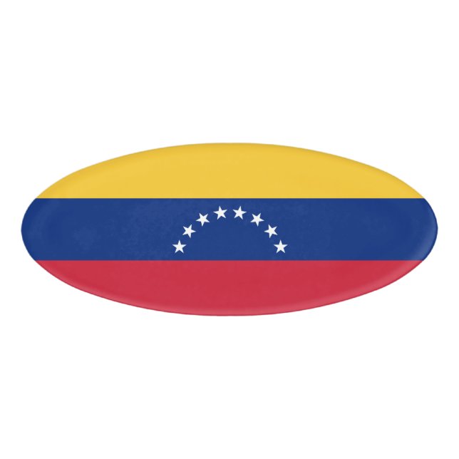 Venezuela flag name tag (Front)