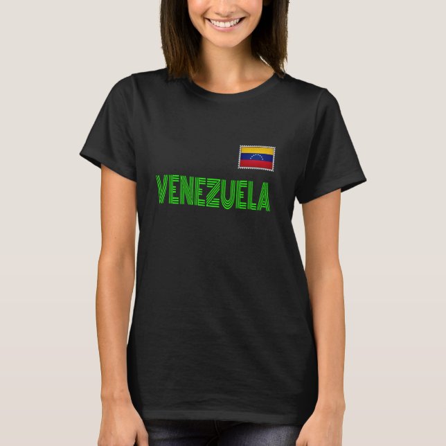 Venezuela,Flag of Venezuela,Venezuela Flag. T-Shirt (Front)