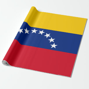 Venezuela flag patriotic Venezuelans Wrapping Paper