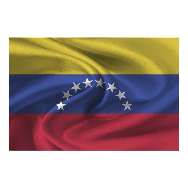 Venezuela Flag Photo Print (Front)