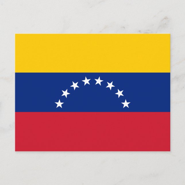 Venezuela Flag Postcard (Front)