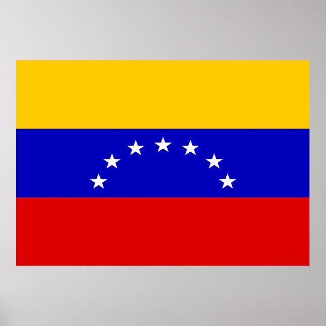 Venezuela Flag Poster (Front)