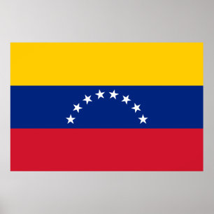 Venezuela flag poster