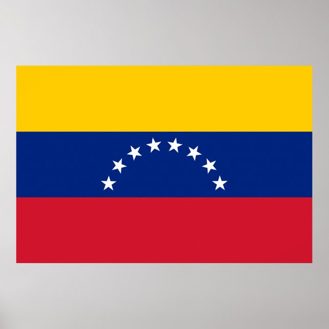 Venezuela flag poster (Front)