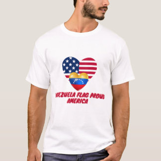Venezuela Flag Proud America T-Shirt