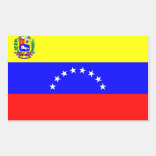 Venezuela Flag Rectangular Sticker
