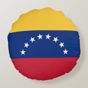 Venezuela flag round cushion