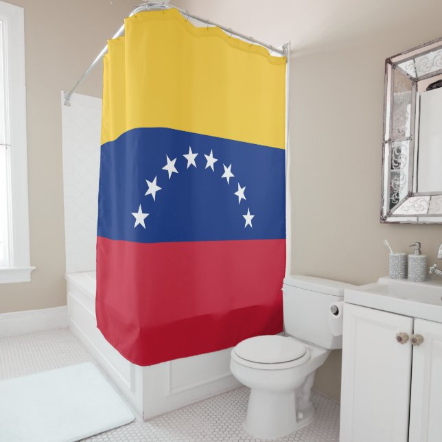 Venezuela flag shower curtain (In Situ)