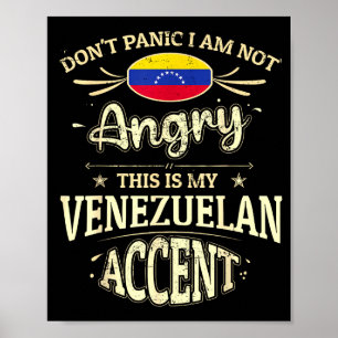 Venezuela Flag Souvenirs For Venezuelans Men & Poster