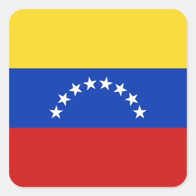 Venezuela Flag Sticker (Front)