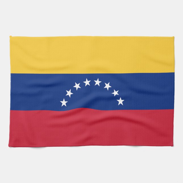 Venezuela flag tea towel (Horizontal)
