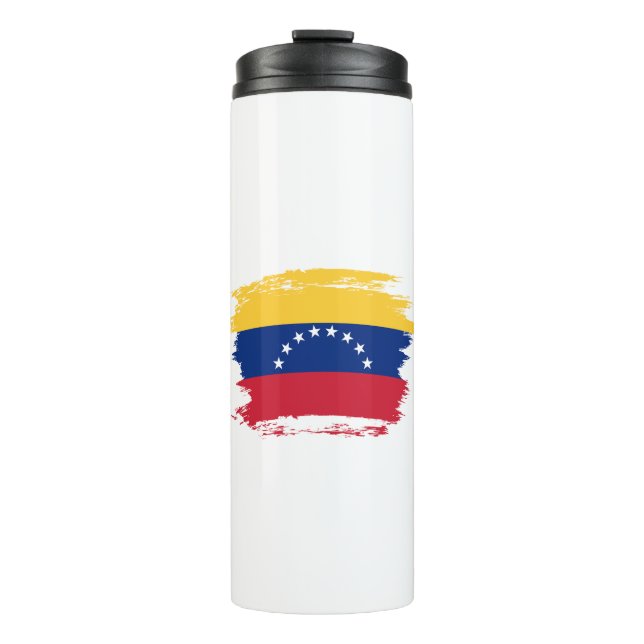 Venezuela flag thermal tumbler (Front)
