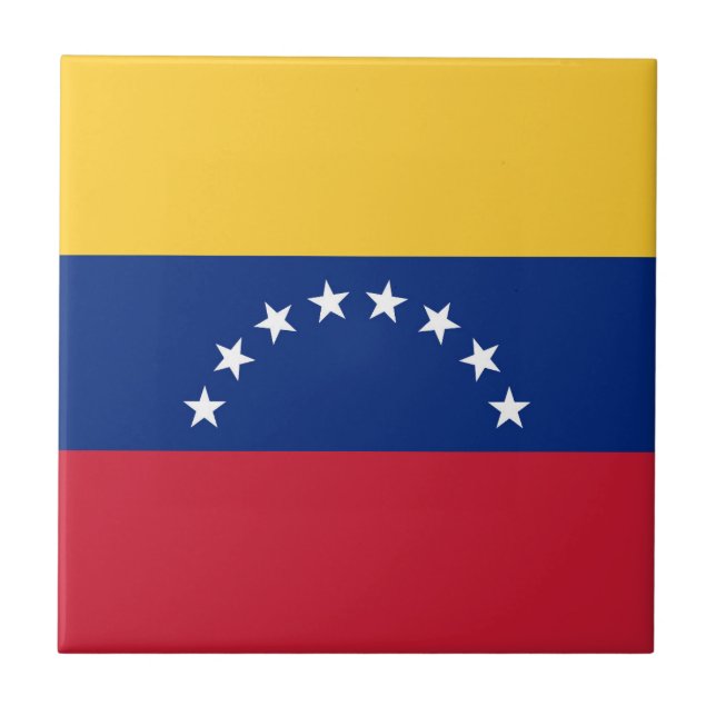 Venezuela flag tile (Front)