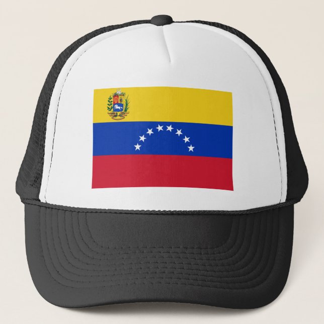 Venezuela Flag Trucker Hat (Front)