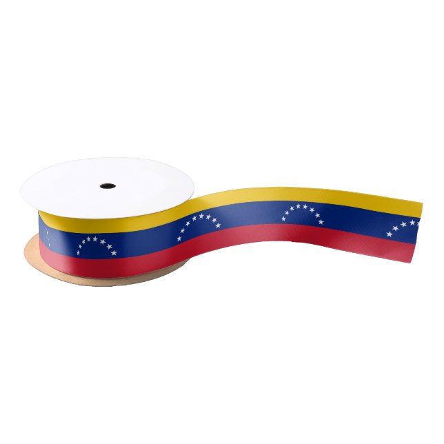 Venezuela Flag & Venezuela travel, holiday/sports Satin Ribbon (Spool)