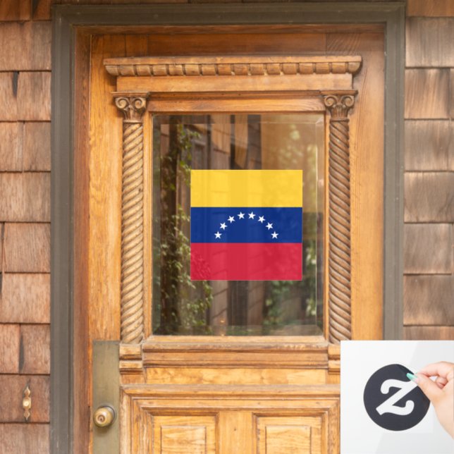 Venezuela flag window cling (Home Door)