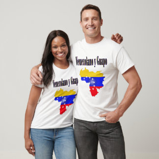 Venezuela flag with text Venezolano y guapo T-Shirt
