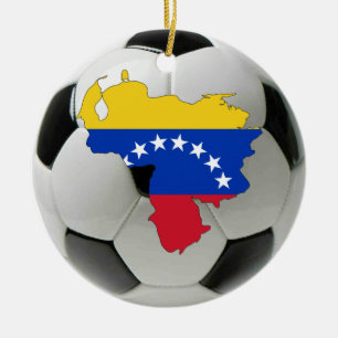 Venezuela football soccer ornament