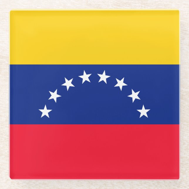 Venezuela Glass Coaster (Front)