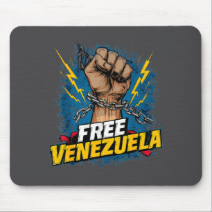 Venezuela Heart Venezuela Flag Mouse Mat