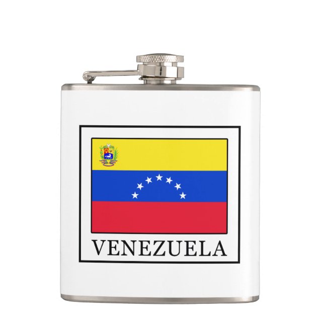 Venezuela Hip Flask (Front)