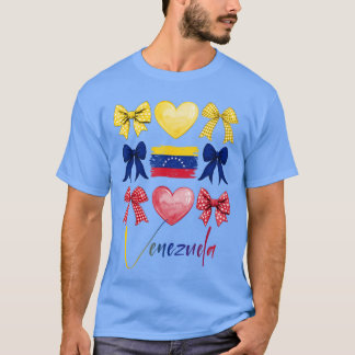 Venezuela Hispanic Heritage Month Bow Venezuelan F T-Shirt