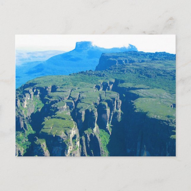 Venezuela Landscape from Aeroplane Fine Art Postcard (Front)