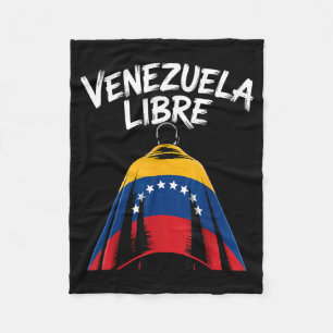 Venezuela Libre 2026 Venezuela Flag  Fleece Blanket