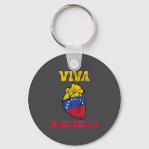 Venezuela Libre 2026 Venezuela Heart Flag  Key Ring