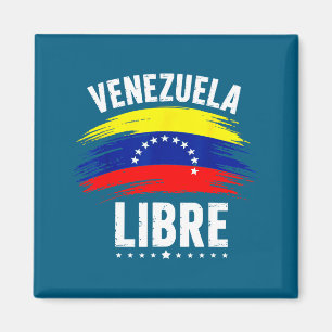 Venezuela Libre 2026 Venezuela Heart Flag  Magnet