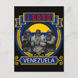 Venezuela Libre Captured Live Maduro T-shirt Holiday Postcard