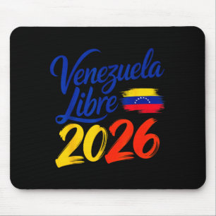 Venezuela Libre Patriotic Freedom Flag Artwork Mouse Mat