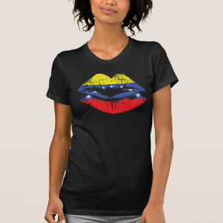 Venezuela Lips tshirt design for women.