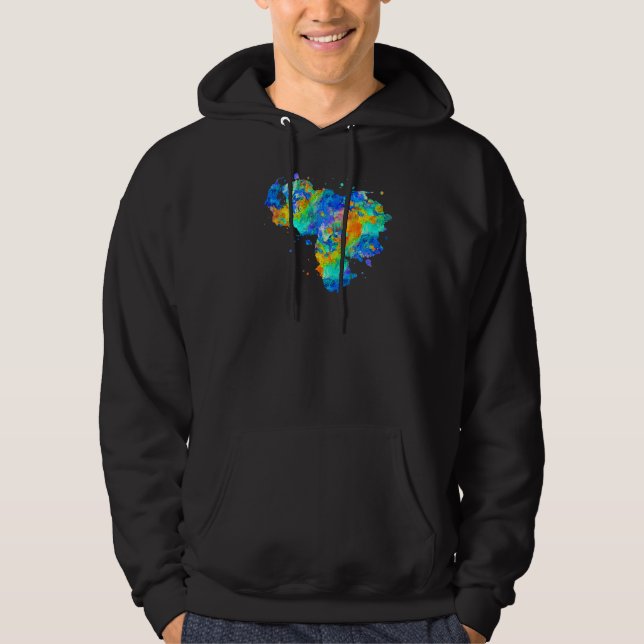 Venezuela Map Hoodie (Front)