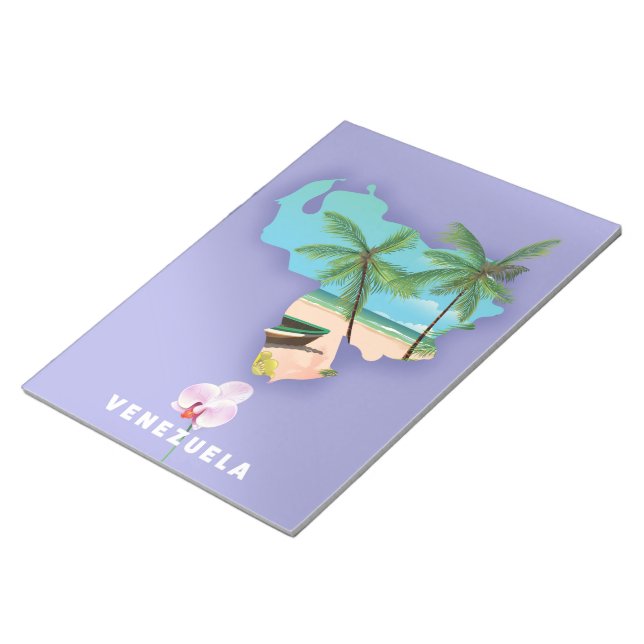 Venezuela map notepad (Angled)