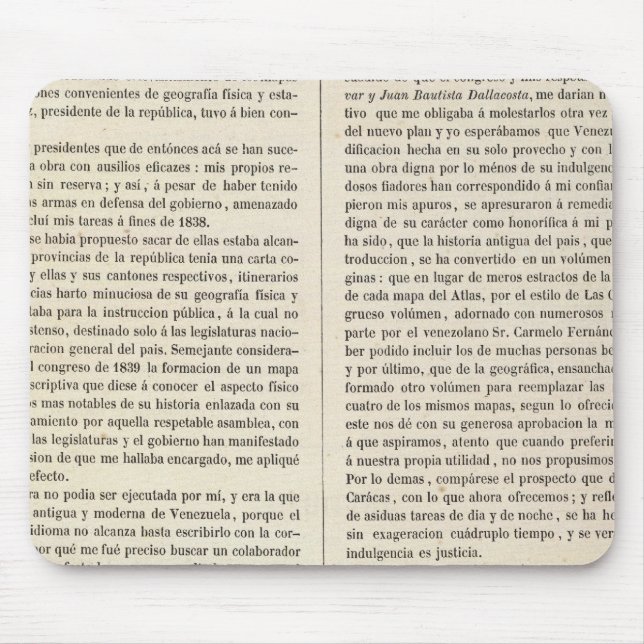 Venezuela Mouse Mat (Front)